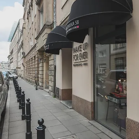 Mokotowska 67: Central Private Apartment with Balcony near US Embassy Warsaw Exterior photo